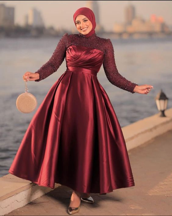 فساتين سواريه 2024 محجبات