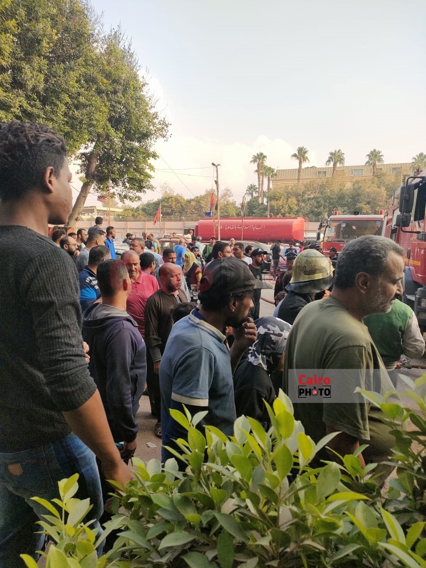 حريق مخزن عين شمس (6)