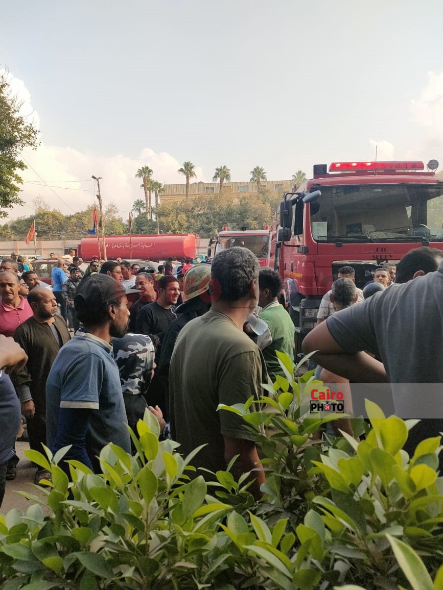 حريق مخزن عين شمس (7)