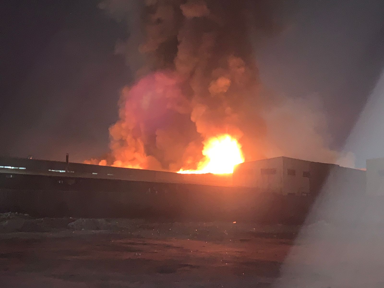 حريق مصنع ببورسعيد 