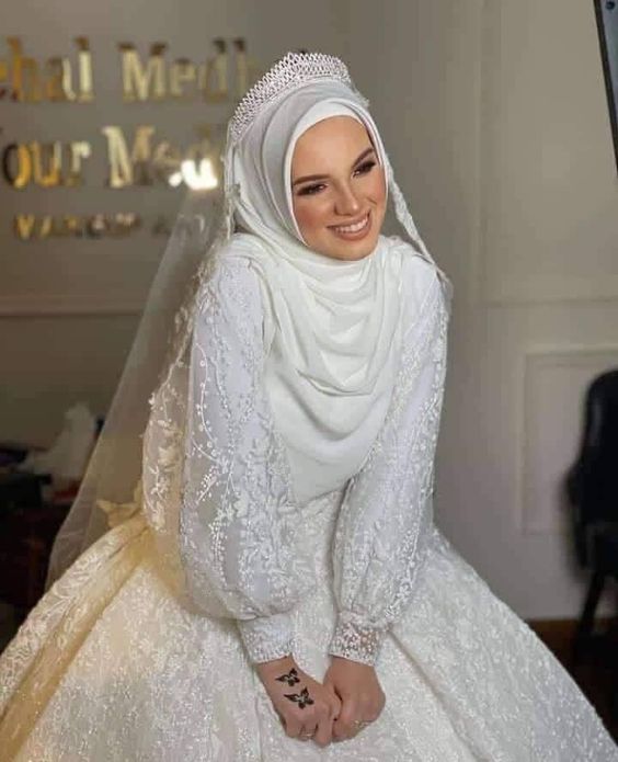 فساتين محجبات للأفراح