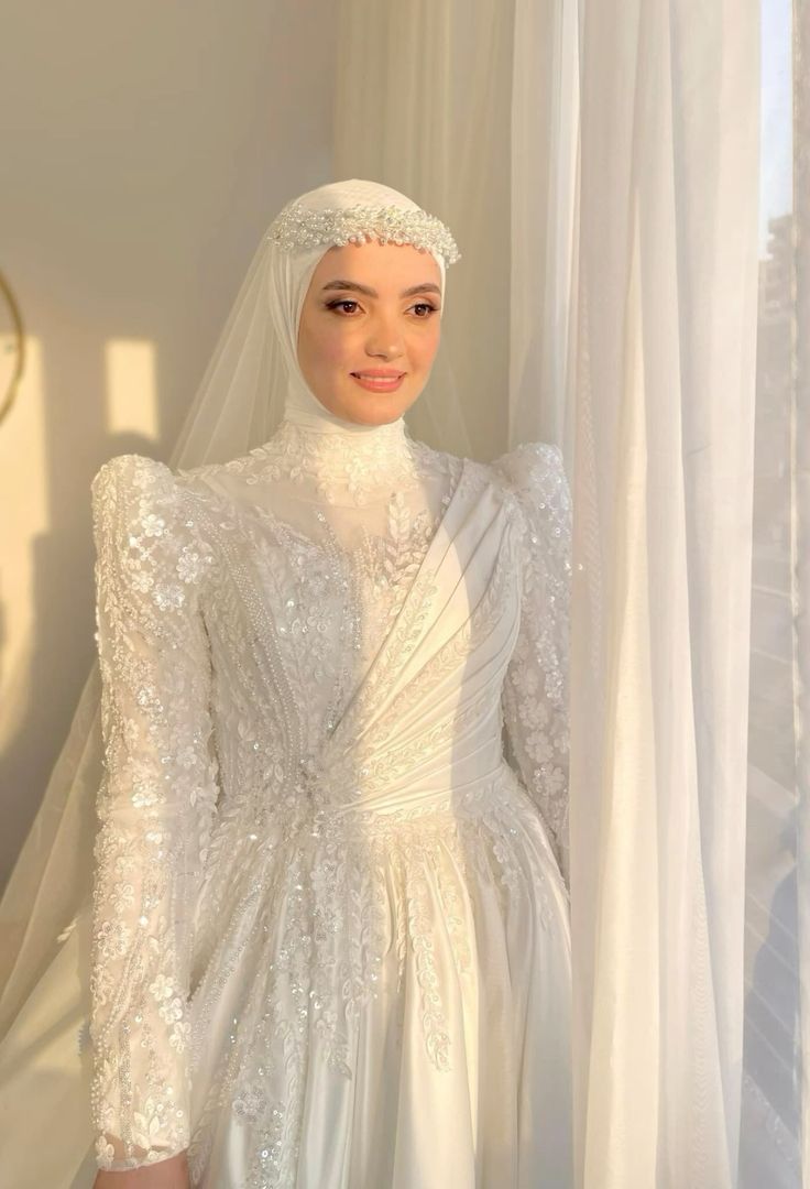 فساتين محجبات للأفراح
