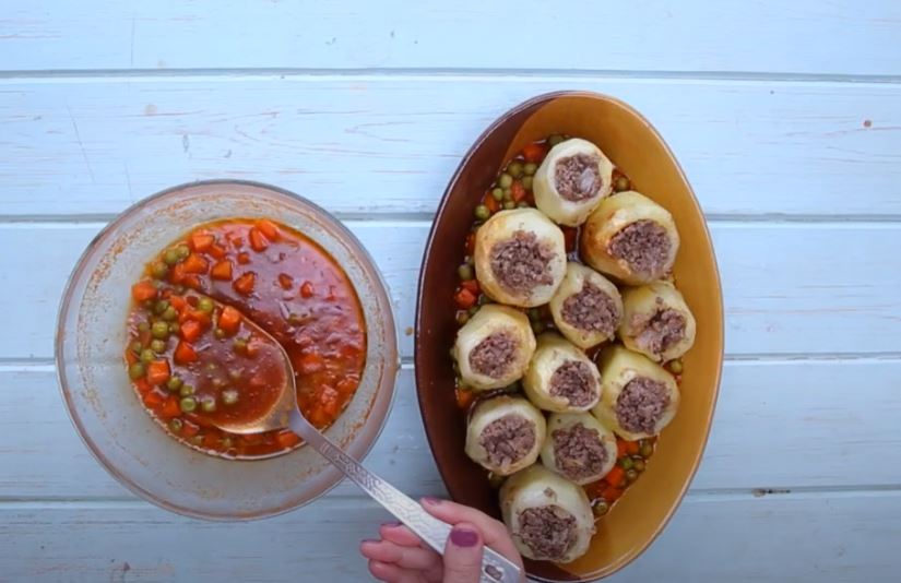 طريقة عمل البطاطس المحشية باللحمة المفرومة