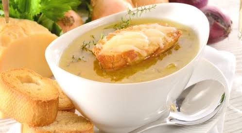 طريقة عمل شوربة البصل 