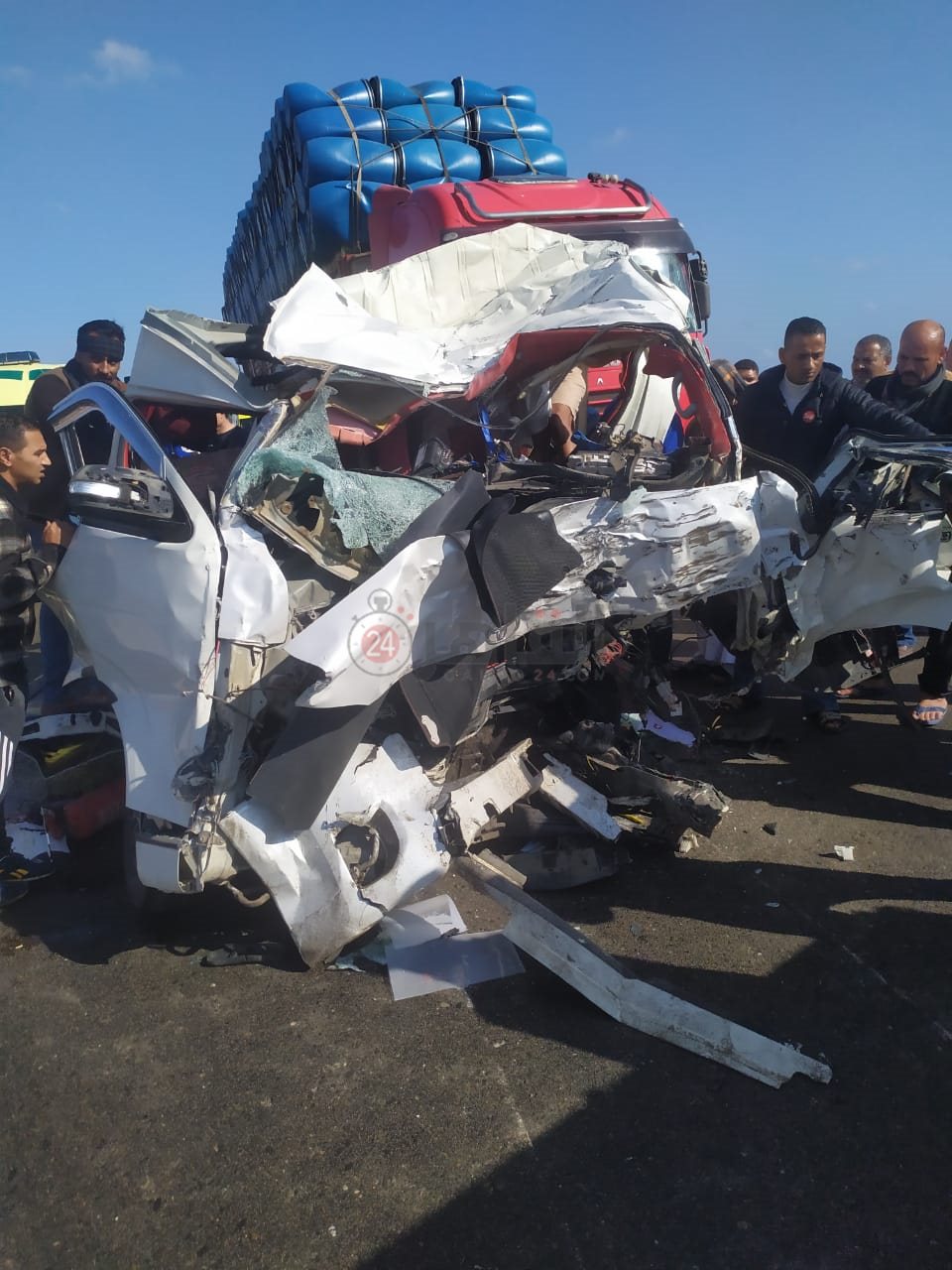 جانب من الحادث 