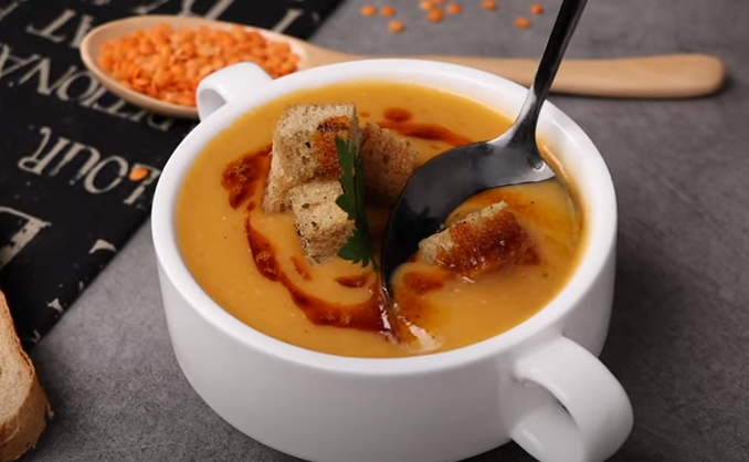 طريقة عمل شوربة العدس التركية