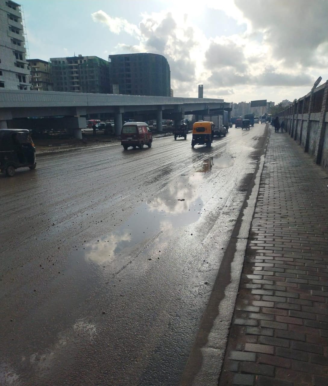 تصريف مياه الأمطار 