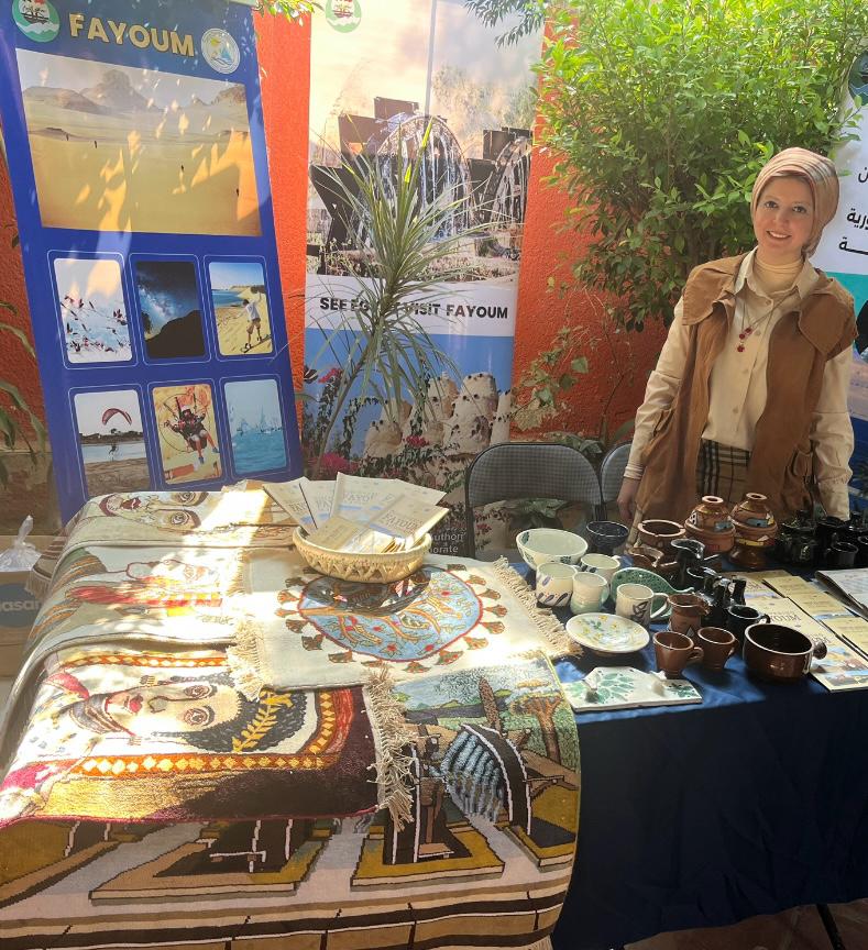 تنظيم معرض للحرف اليدوية والصناعات التراثية الفيومية بمجلة Csa بالقاهرة