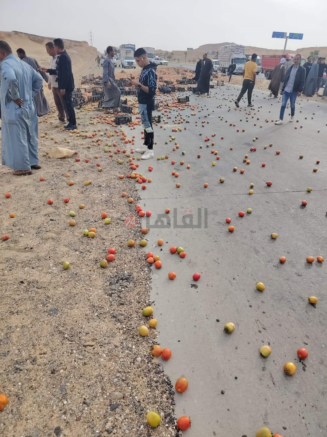 إصابة 3 أشخاص في انقلاب سيارة بالفيوم