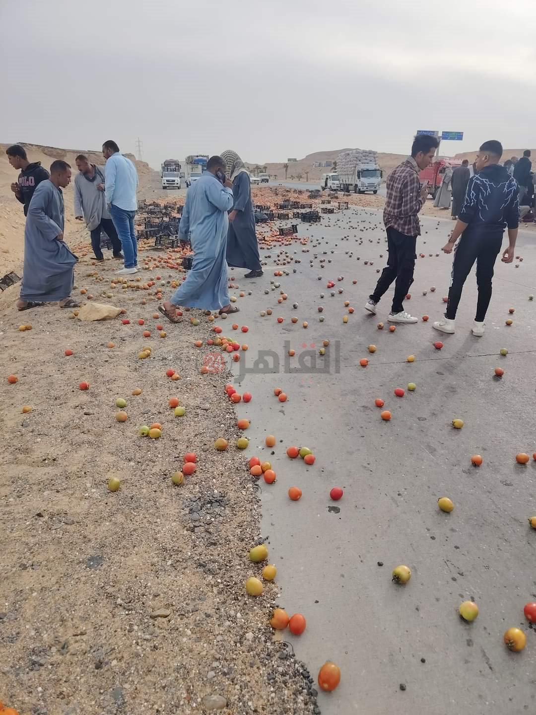 إصابة 3 أشخاص في انقلاب سيارة بالفيوم