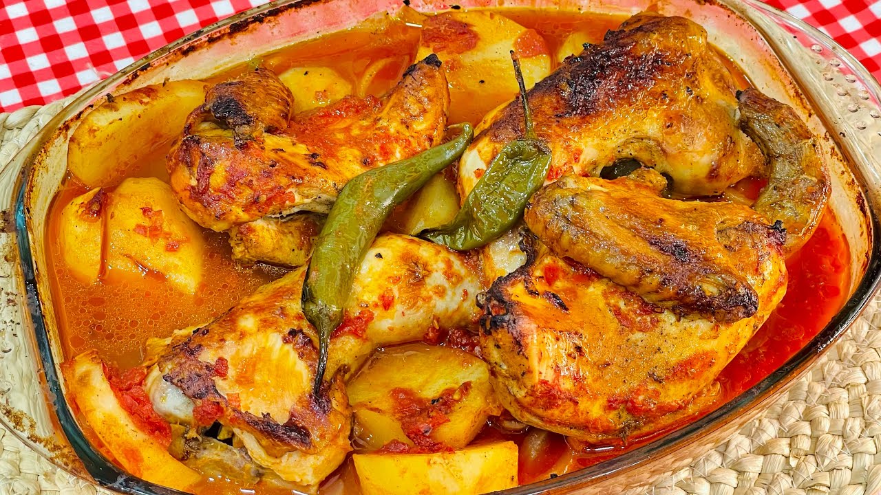 طريقة عمل صينية بطاطس بالفراخ بوصفة احترافية