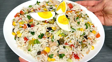 طريقة عمل سلطة أرز بوصفة موفرة