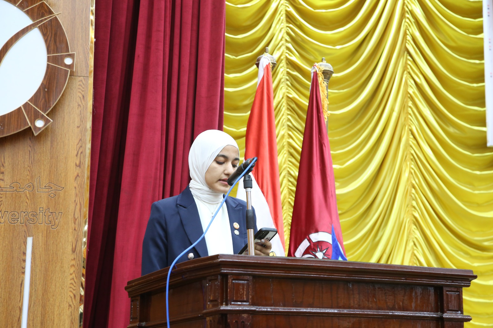 اختيار الطالب محمود سيف رئيسًا لاتحاد طلاب جامعة الفيوم