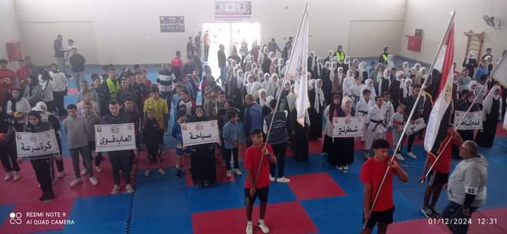 إيقاد شعلة أولمبياد المحافظات الحدودية بطور سيناء 