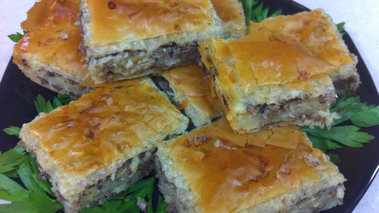 طريقة عمل الرقاق باللحمة المفرومة خطوة بخطوة