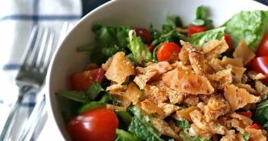 طريقة عمل سلطة خضراء وفتوش