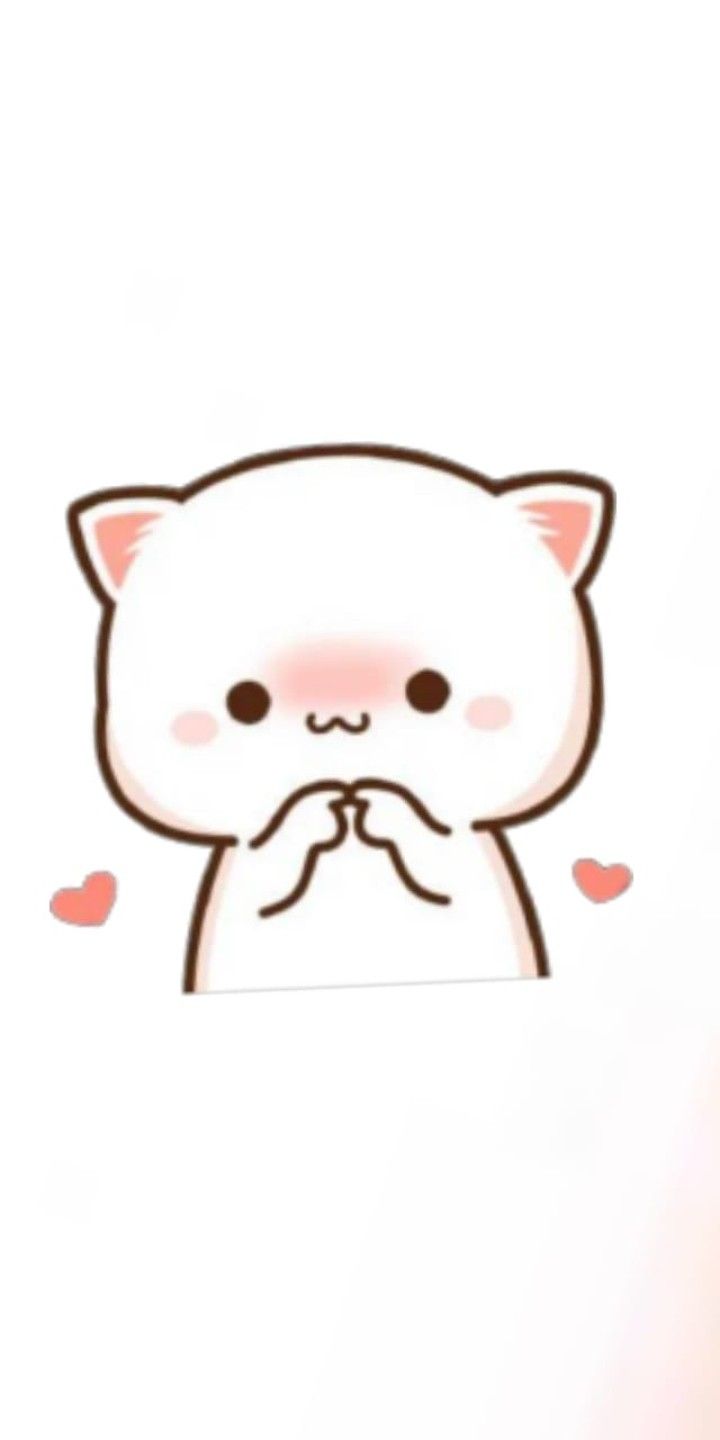 رسم قطة كيوت سهلة