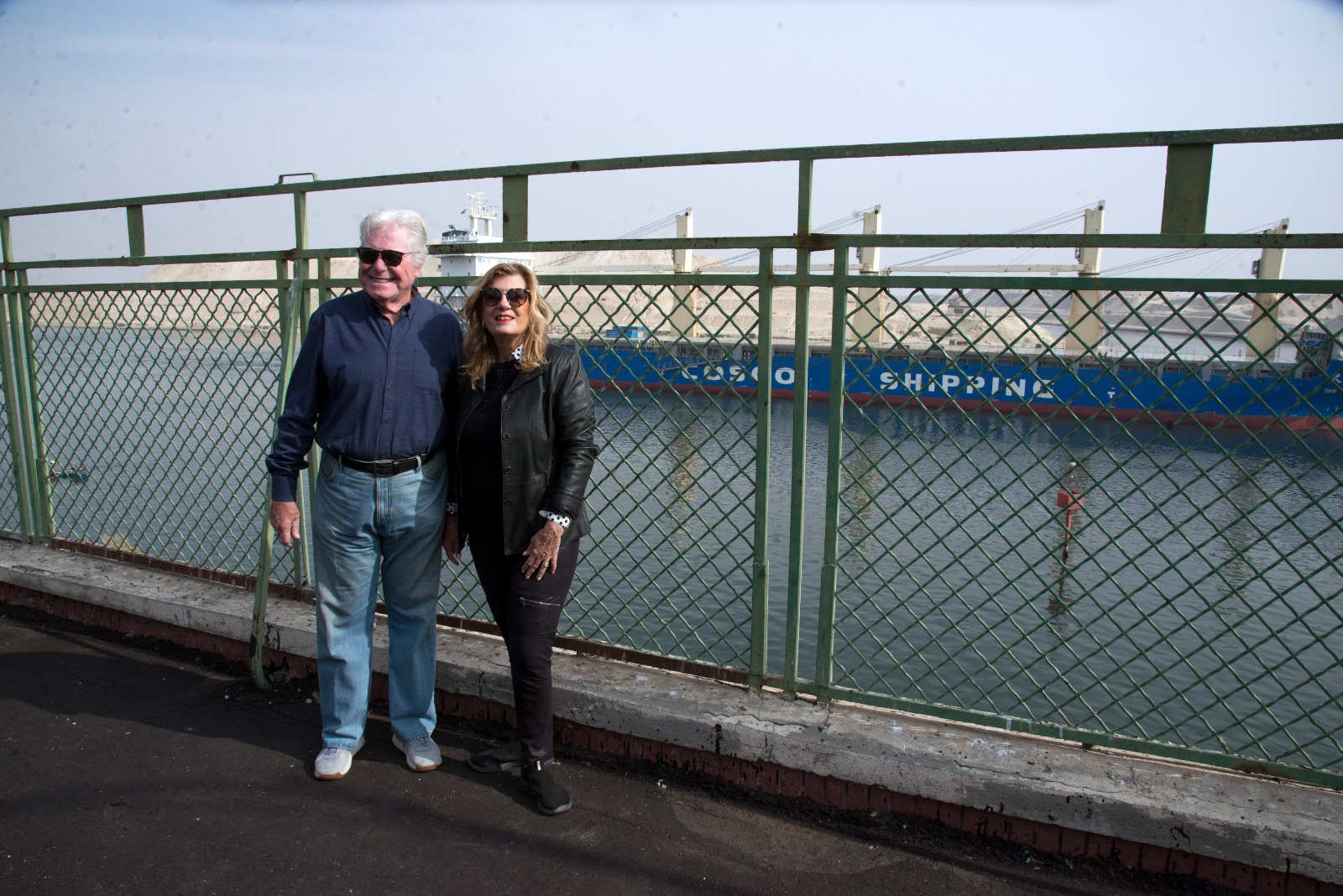 زيارة حسين فهمي وزوجته لمدينة الإسماعيلية (1)