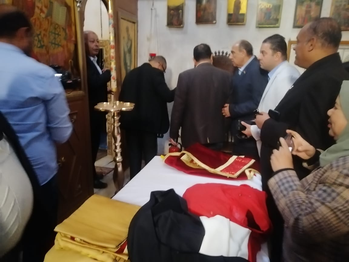 محافظ جنوب سيناء وسفراء الدول يشاركون في احتفالات عيد استشهاد القديسة كاترين