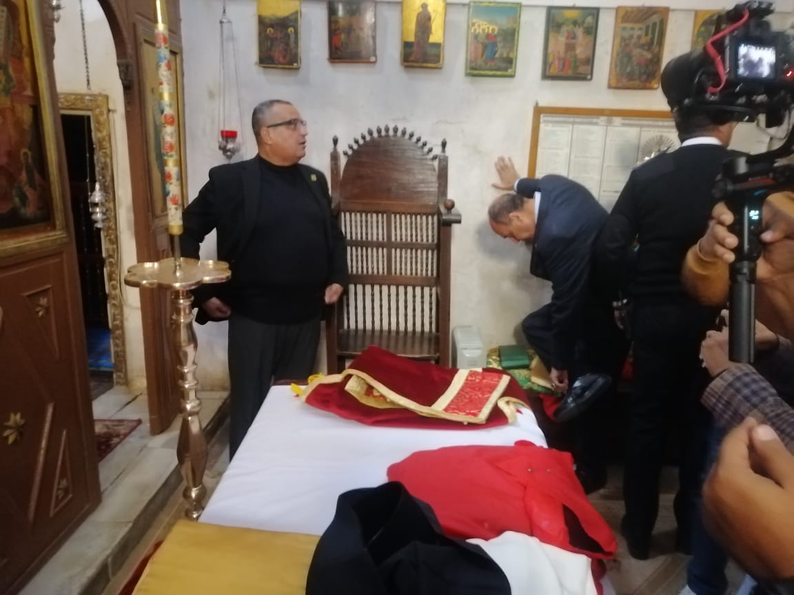 محافظ جنوب سيناء وسفراء الدول يشاركون في احتفالات عيد استشهاد القديسة كاترين