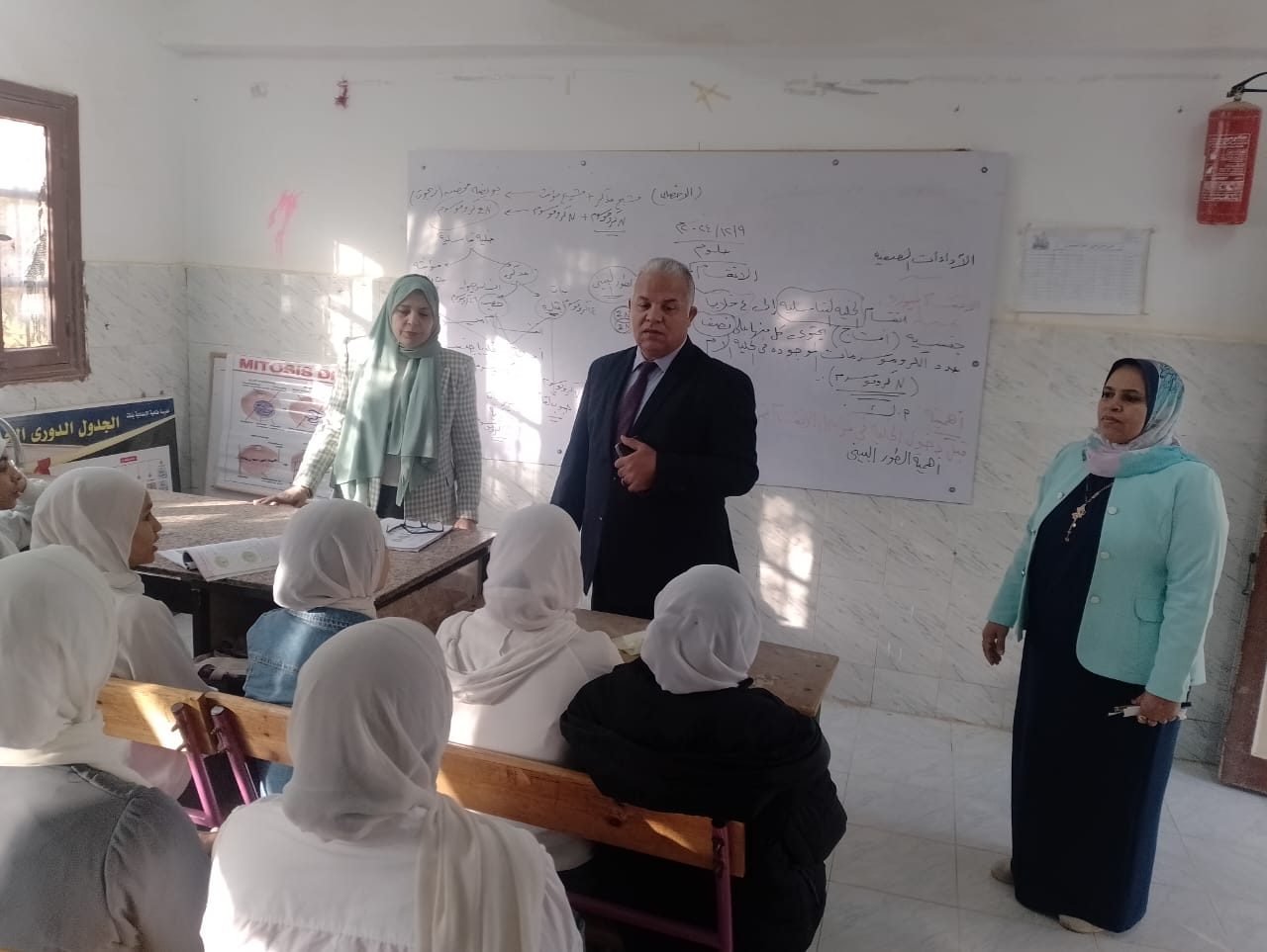 مدير تعليم الفيوم … إستبعاد مدير ووكيل مدرسة الشهيد سيد صبحى عبدالقادر الإعدادية بكفر محفوظ