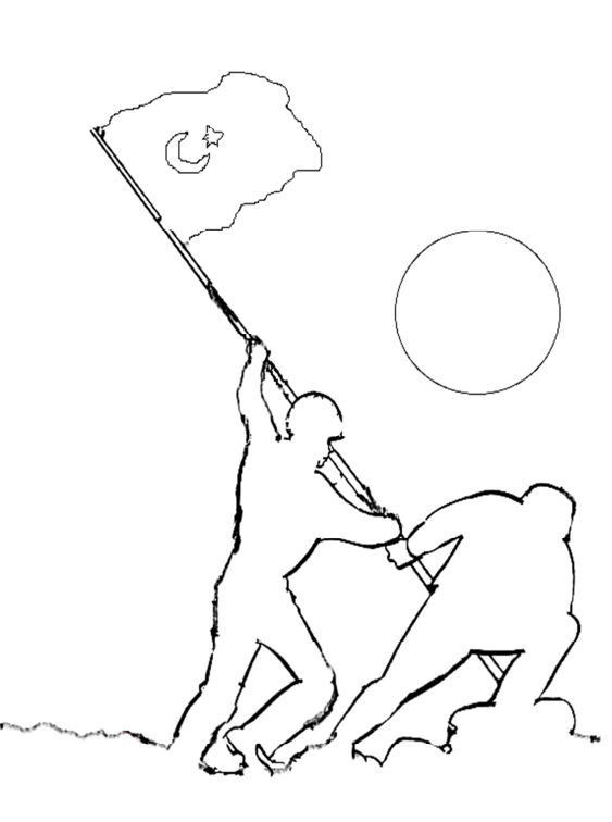 رسم حرب أكتوبر بالرصاص