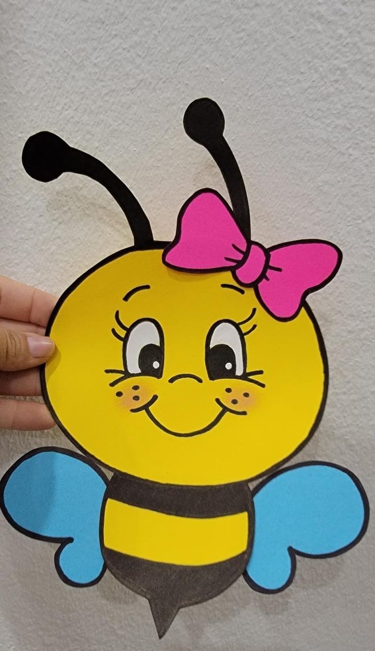 رسم نحلة للاطفال