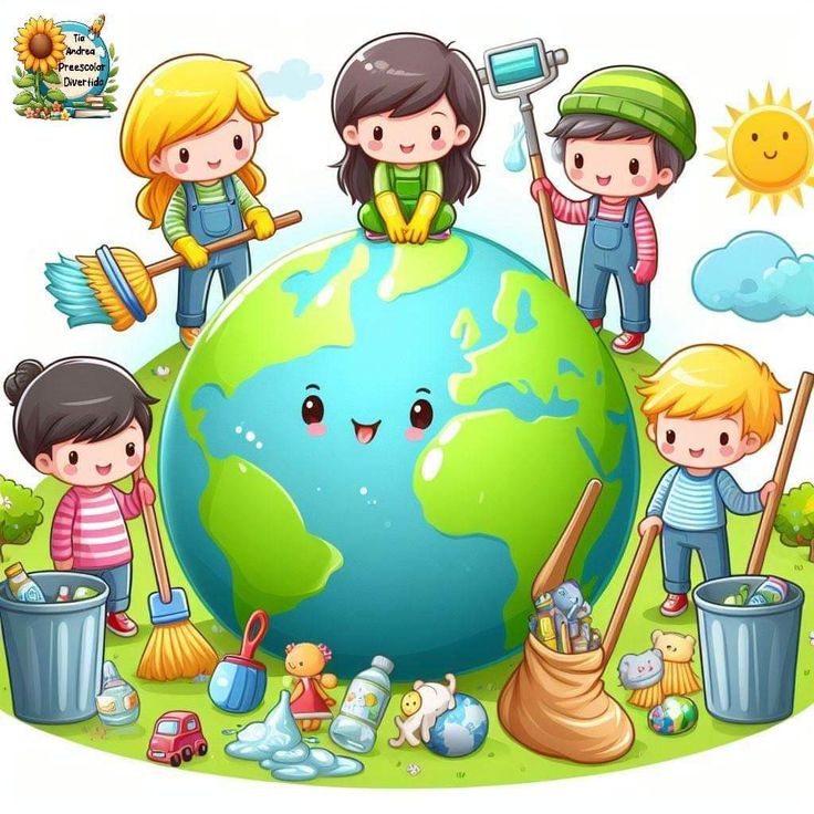 رسومات عن البيئة النظيفة والملوثة