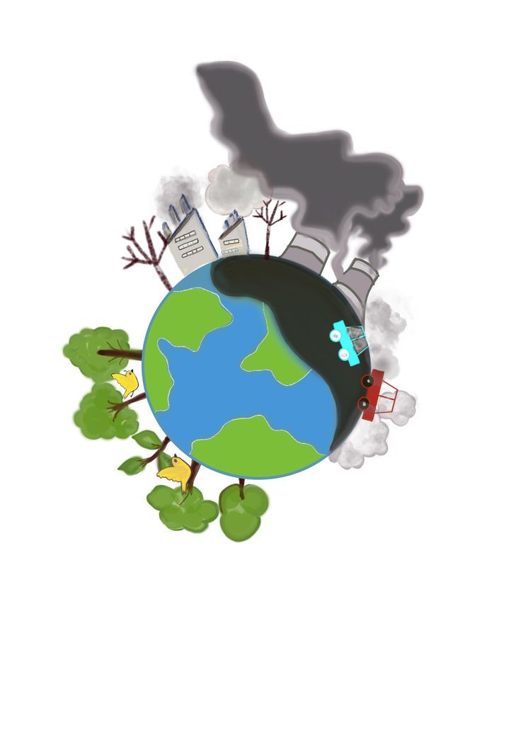 رسم عن البيئة سهلة