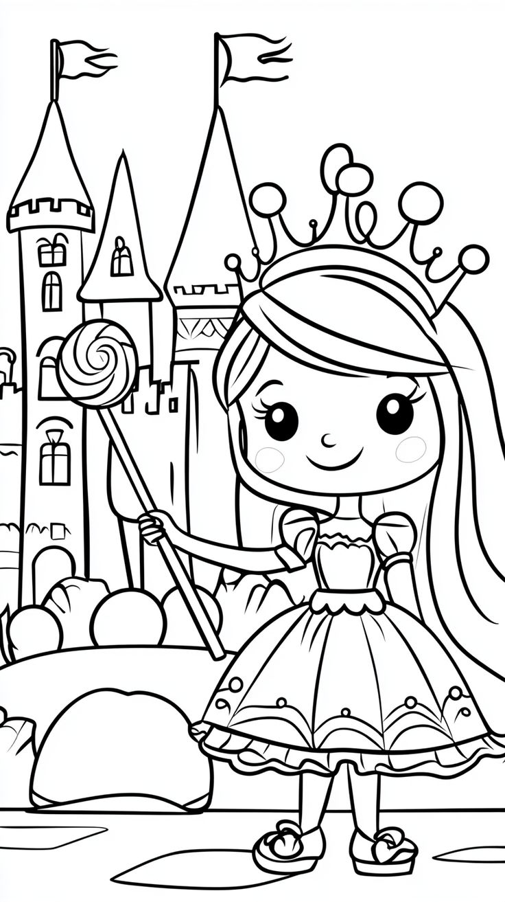 رسومات أطفال بنات سهلة