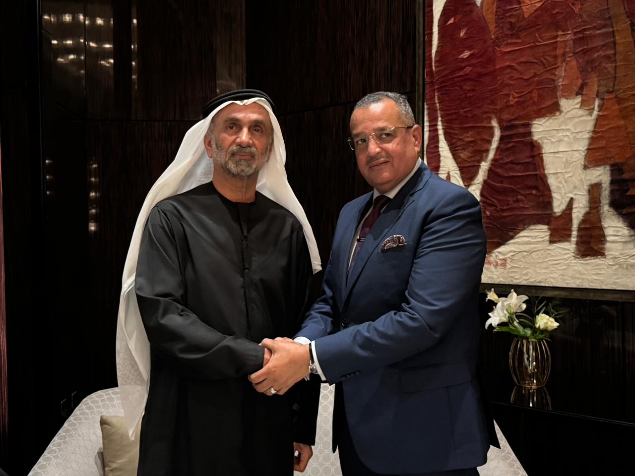 محافظ جنوب سيناء يستقبل رئيس المجلس العالمي للتسامح 