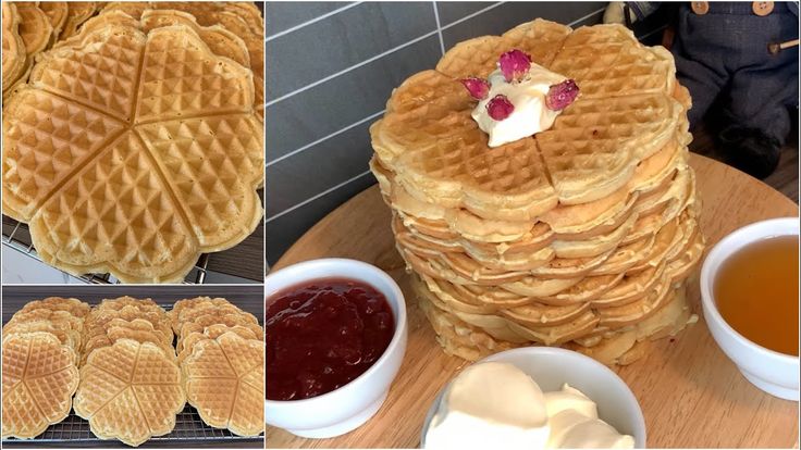 خطوات تحضير عجينة الوافل