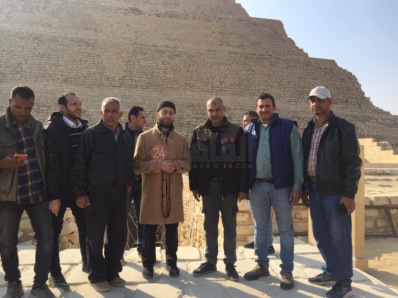 وزير الأوقاف يزور منطقة آثار سقارة (1)