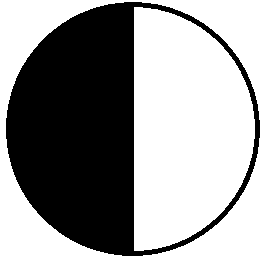 A black and white circle
Description automatically generated