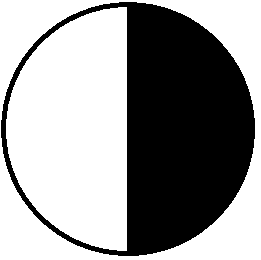 A black and white circle
Description automatically generated