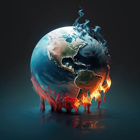 رسومات عن تغير المناخ