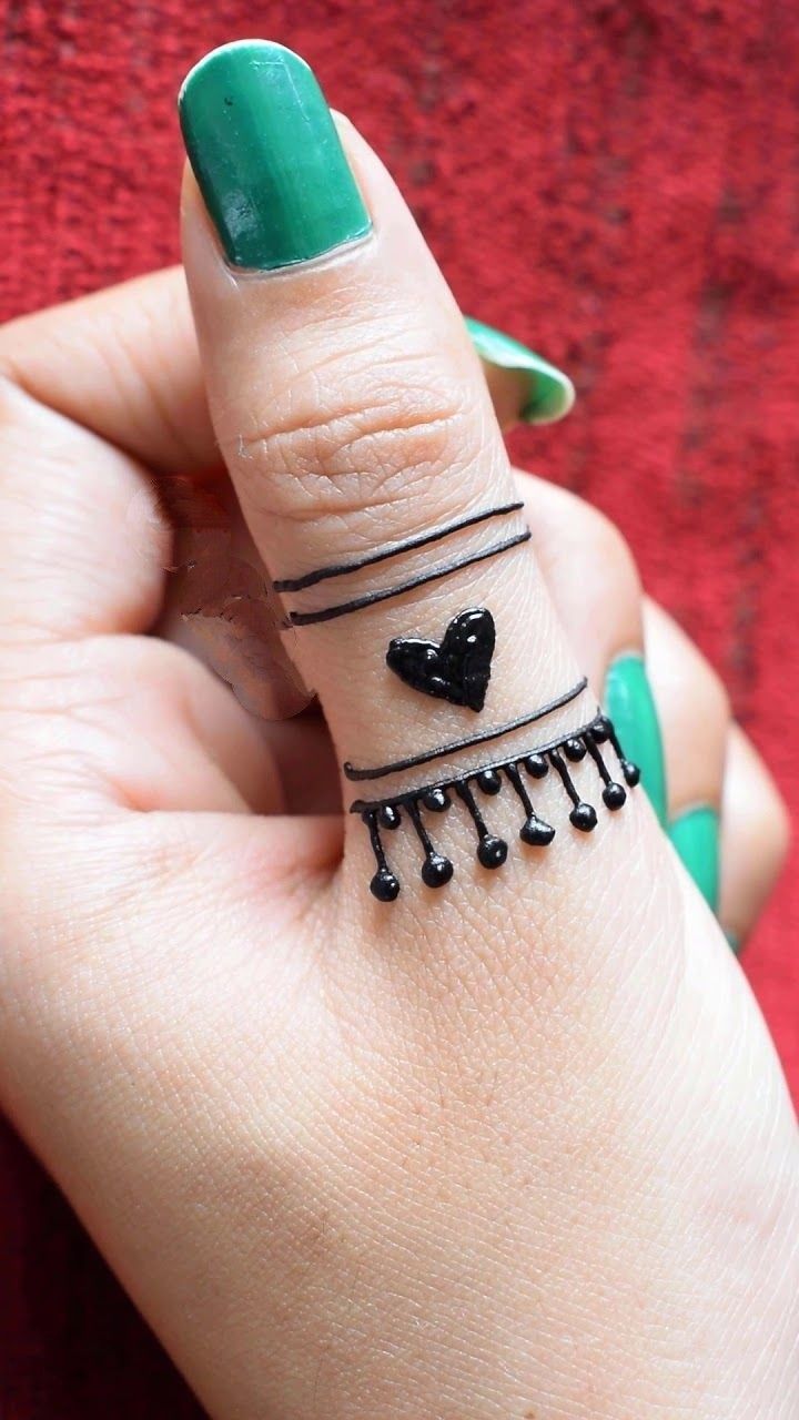 رسومات حنة سهلة للمبتدئين