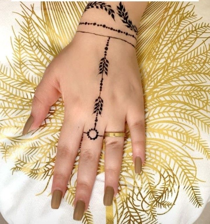 رسومات حنة سهلة للمبتدئين