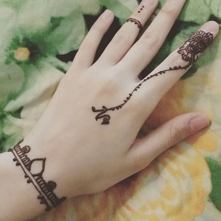 رسومات حنة سهلة للمبتدئين