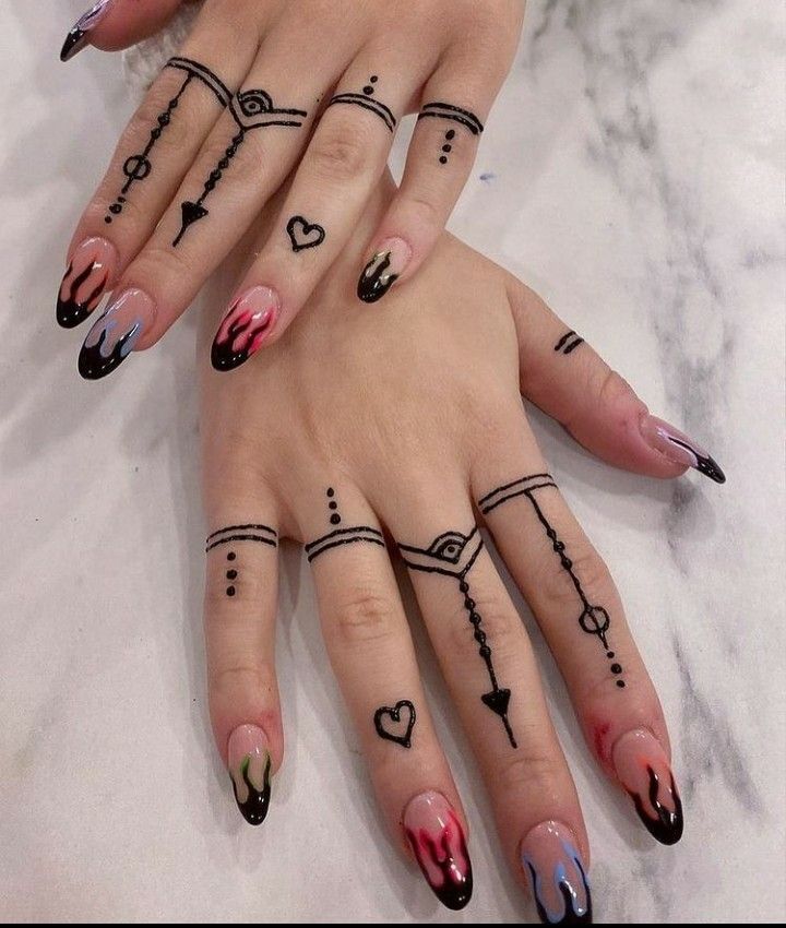 رسومات حنة سهلة للمبتدئين