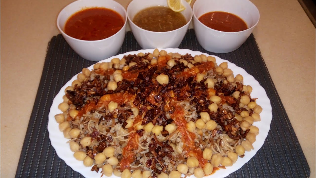 طريقة عمل الكشري في حلة واحدة