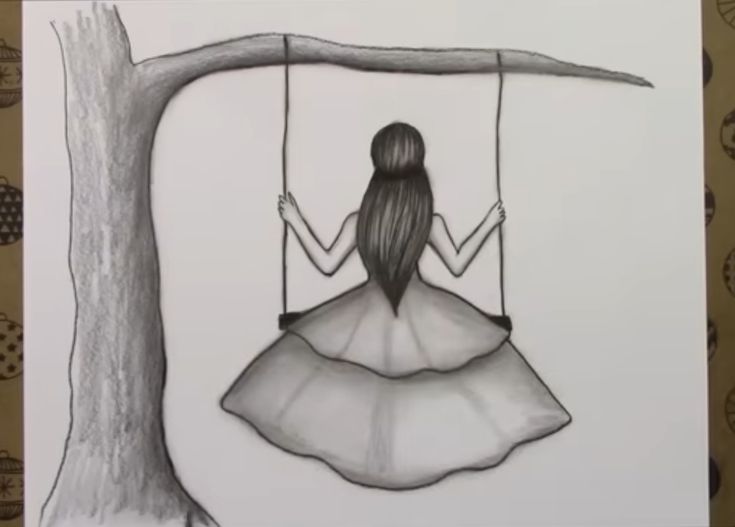 رسومات بسيطة وجميلة بالرصاص