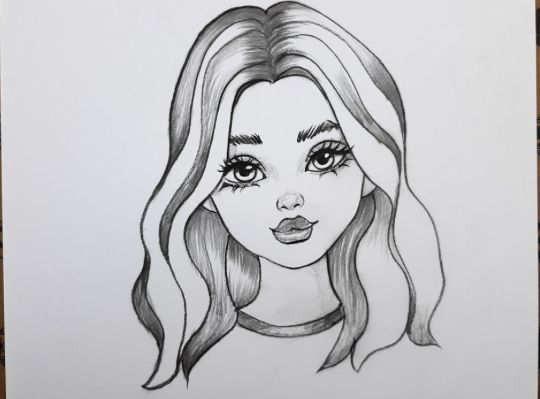 رسم بالرصاص منظر طبيعي