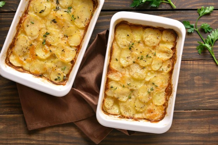 طريقة عمل بطاطس بالكريمة