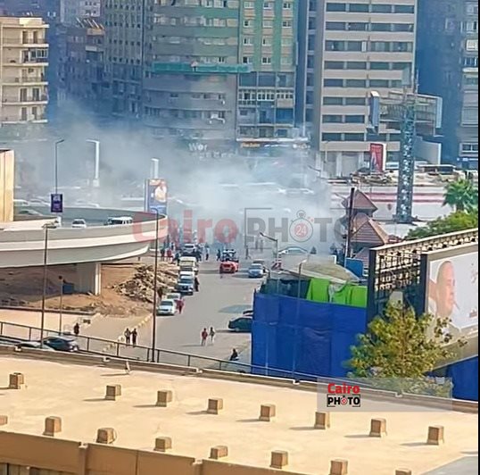 حريق سور نادي الزمالك