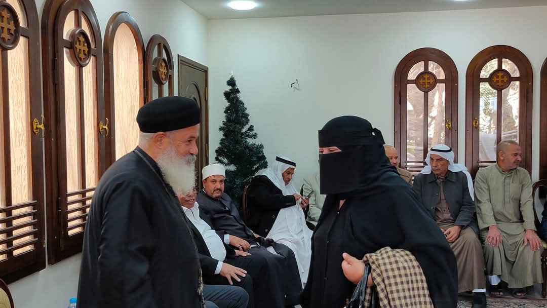 رئيس مدينة رأس سدر يقدم التهنئة للأقباط 