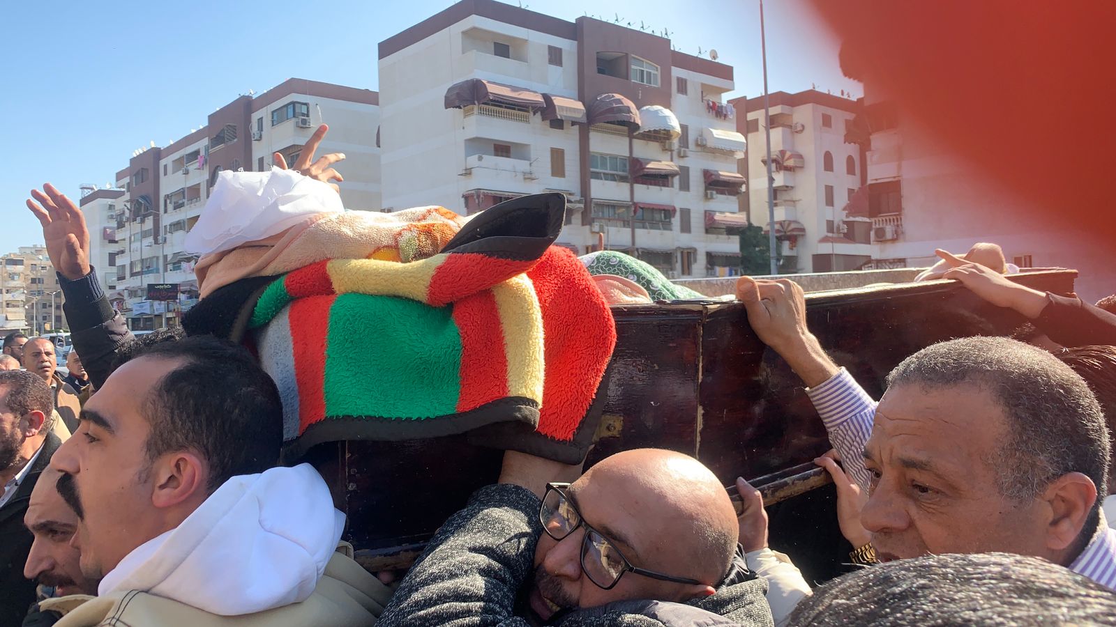 جنازة مهيبة للنائب السابق إيهاب ضاحي 