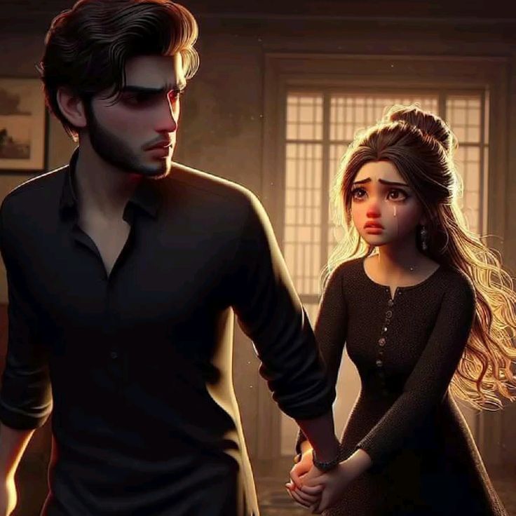 بنات حزينة وجميلة