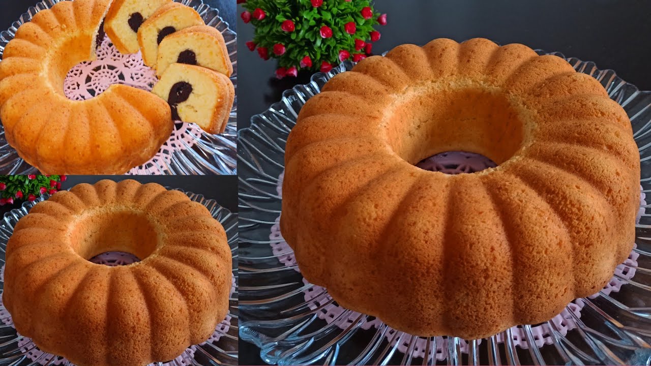 طريقة عمل الكيكة العادية بثلاث بيضات 