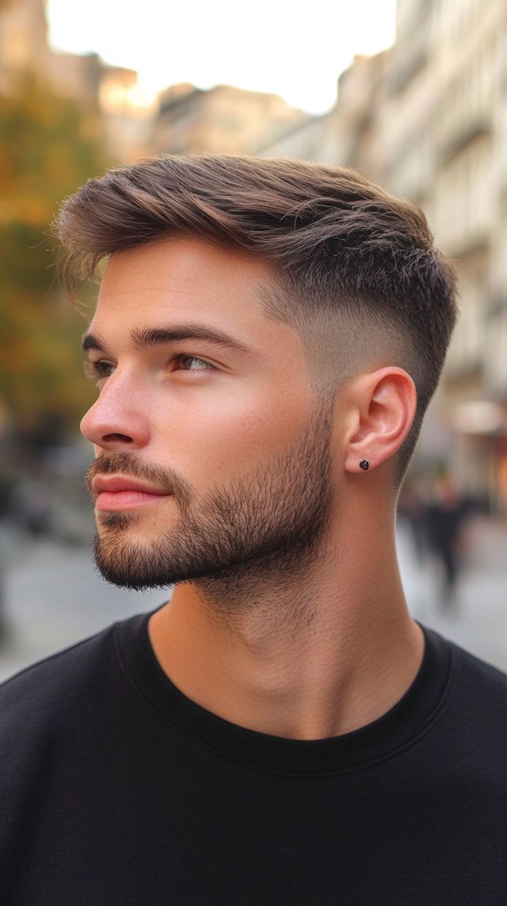 قصات شعر قصير للشباب